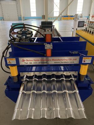 Roof And Wall Panel Rollformer , Complete Single Roll Forming Production Line