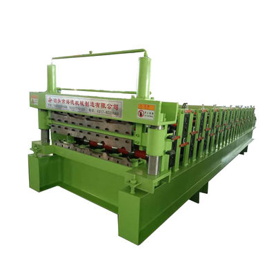 Ibr 686 And Corrugated 762 Double Layer Roll Forming Machine For Roof And Wall