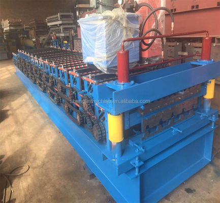Ibr 686 And Corrugated 762 Double Layer Roll Forming Machine For Roof And Wall