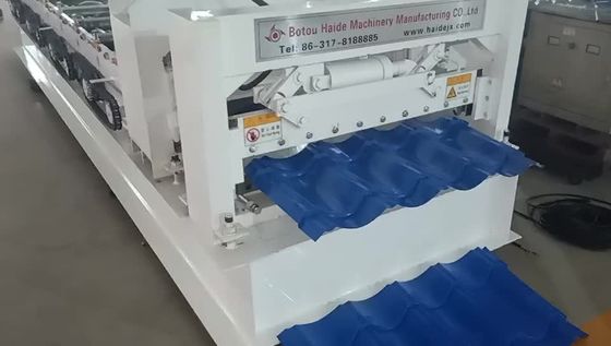 Roof Panel Roll Forming Machine  Roof Sheet Metal Tile Making Machine Price