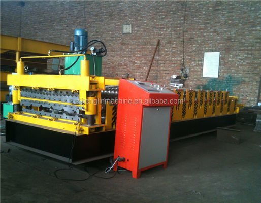 Roof Panel Roll Forming Machine  Roof Sheet Metal Tile Making Machine Price
