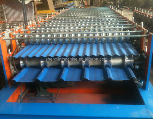 Roof Panel Roll Forming Machine  Roof Sheet Metal Tile Making Machine Price