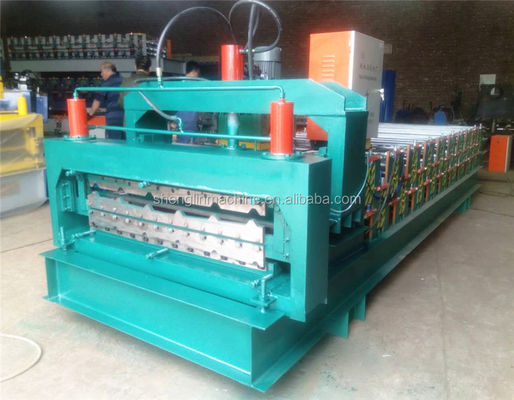 Roof Panel Roll Forming Machine  Roof Sheet Metal Tile Making Machine Price