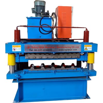 Haide Double Layer Forming Machine Corrugated And IBR Metal Roof Sheet Cold Roll Forming Machine