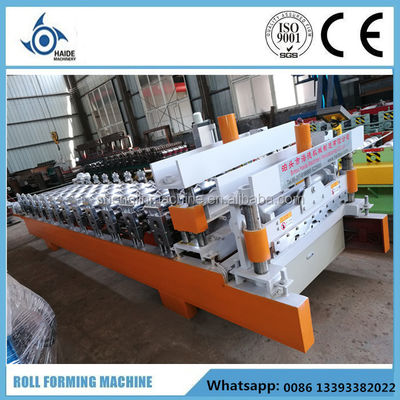 Metal Sheet Roof Forming Equipment , Automatic Roofing Sheets Rolling Machine Prices